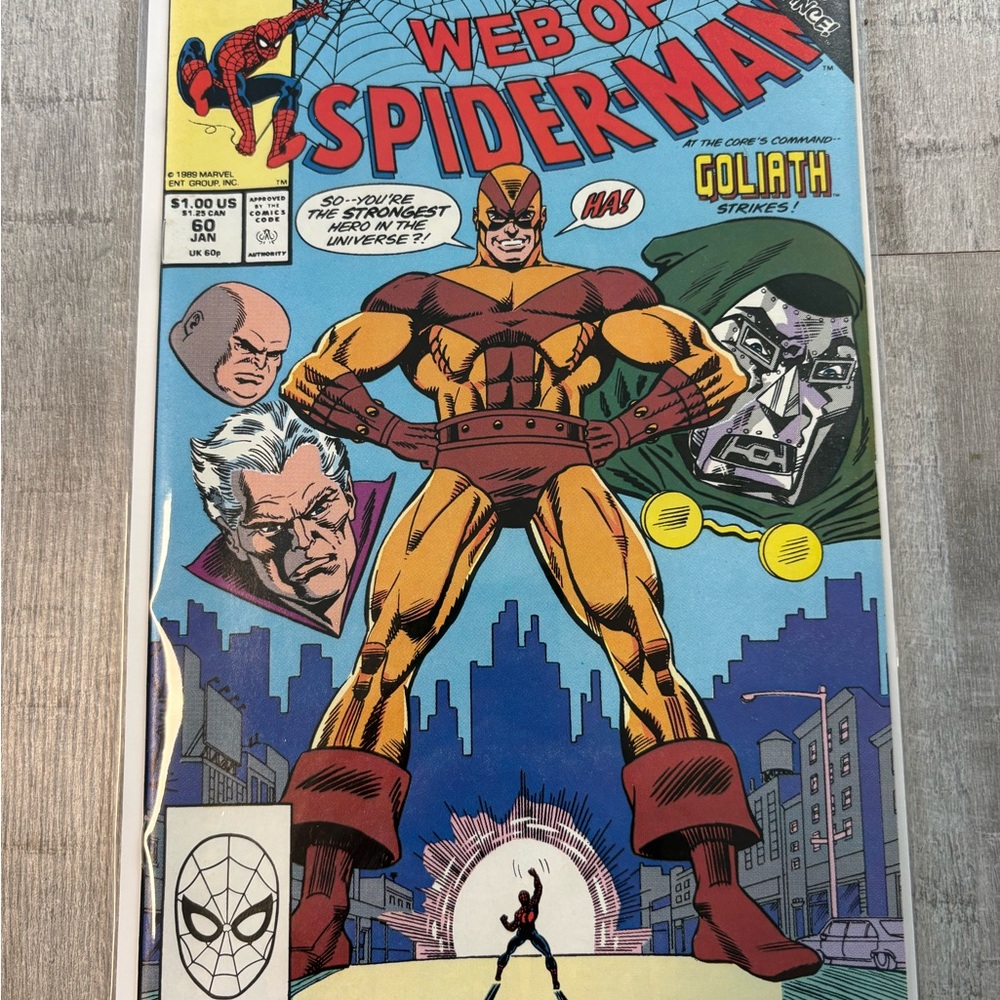 Web of Spider-Man Comic Book Issue #60